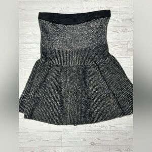 Cynthia Rowley Textured Knit Skirt – Flowy Tiered Mini